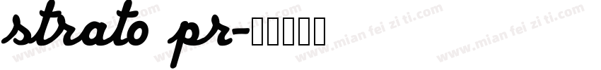 strato pr字体转换